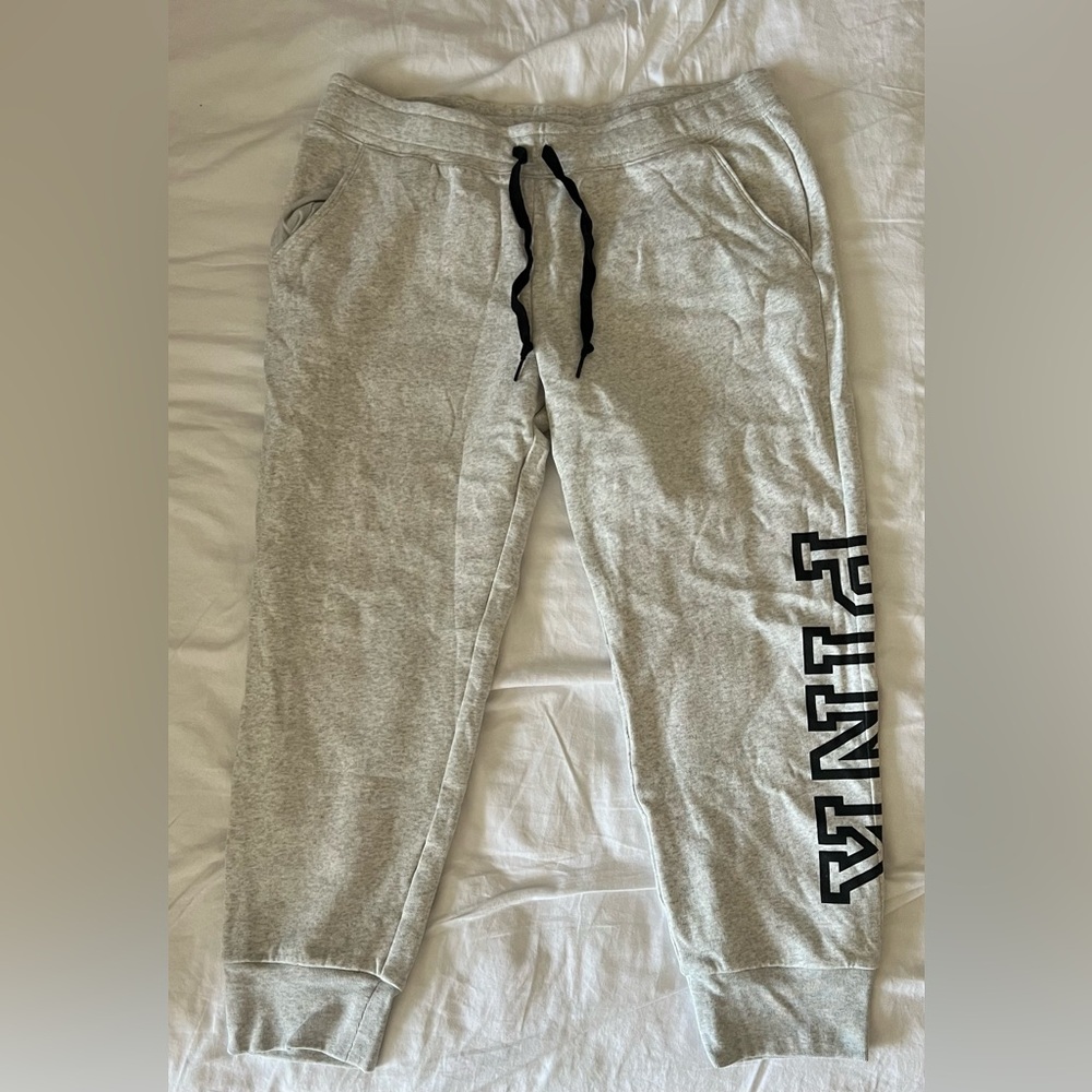 Pink Victoria’s Secret sweatpants